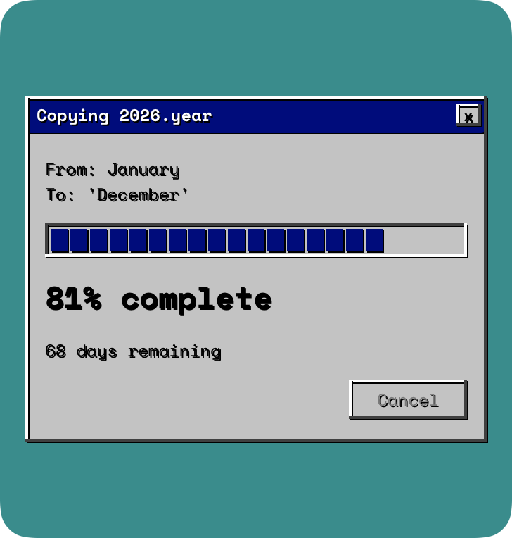 Retro OS widget